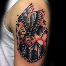 40 Traditional Bird Tattoo Designs For Men Old School Ideas Tattoo Designs Men Arm Tattoo Traditional Tattoo