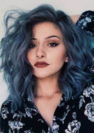 Pinterest Chlover98 Hair Styles Denim Hair Short Blue Hair