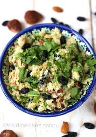 Taboule De Chou Fleur Aux Fruits Secs Taboule De Chou Fleur Recettes De Cuisine Recette De Cuisine Rapide