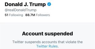 Official twitter page of the @trump organization. Twitter Permanently Suspends Trump S Account