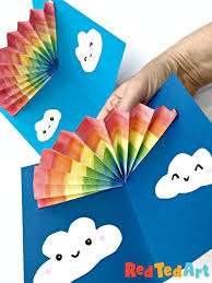 Art and craft ideas for card making. Easy Pop Up Card How To Projects Red Ted Art Make Crafting With Kids Easy Fun Babysitting Crafts Kids Craft Cards Paper Crafts For Kids