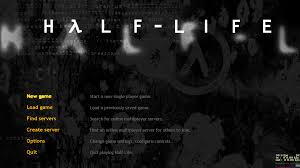 menu de half life 