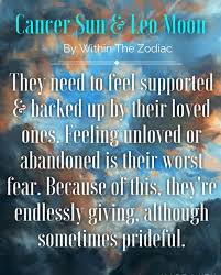 The sun sign provides insight into who you are at your core, and your natural. Within The Zodiac Description For Cancer Sun Leo Moon Info Post
