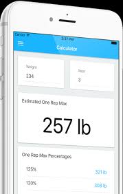 One Rep Max Calculator App