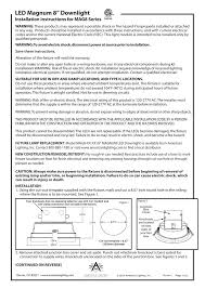 Hours may change under current circumstances Led Magnum 8 Downlight