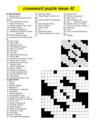 These are letters with the initial letter of each word being given a numerical number. Crossword Puzzle Issue 42