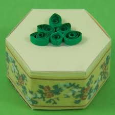 That makes the shape of a hexagon. Make A Hexagon Box With Patterns Boxes And Bags Aunt Annie S Crafts