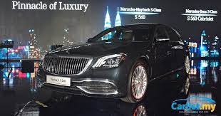 It is available in 2 colors, 1 variants, 1 engine, and 1 transmissions option: New Mercedes Maybach S560 Debuts In Malaysia From Rm 1 4 Million Auto News Carlist My