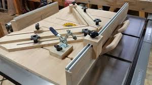 Oak Table Saw Sled With Hard Maple Accessories Table Saw Sled Diy Table Saw Table Saw Accessories