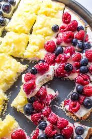 Easy Fruit Pizza Dessert Step By Step Photo Tutorial Recipe Easy Fruit Pizza Fruit Pizza Easy Fruit Pizza Dessert