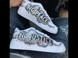 Black Lives Matter Custom Air Forces Blm Af1 The Custom Movement In 2020 Af1 Blm Custom Shoes