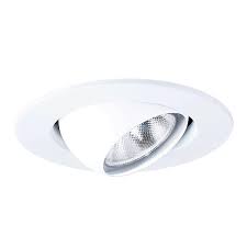 Halo E26 Series 4 In White Recessed Ceiling Light Adjustable Eyeball Trim With 30 Degree Tilt 4002wh The Home Depot