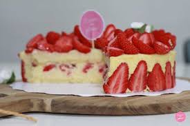 Fraisier Creme Mousseline Vanille Recette Cap Patisserie Recette Recette Gateau Fraise Patisserie Recette Fraisier