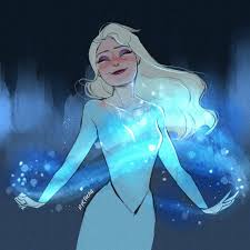 Elsa With Her Hair Down Fan Art Disney Art Disney Drawings Disney Fan Art