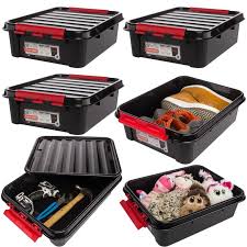 Tell Me More Kids Full Pack Box 6 Cd 6pk Plastic 20x6 Snap Lid Boxes Heavy Duty Stackable Storage Organizing Bins Stackable Storage Container Organization