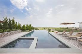 Created as if not having the edge, this swimming pool looks like a blend with the background. Everything You Need To Know About Infinity Pools Gardenista