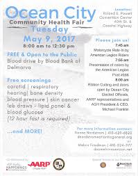 The bank accepts deposits, makes loans and provides other services for the public. Ocean City Annual Health Fair Home Facebook