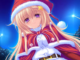 Kết quả hình ảnh cho anime girl giáng sinh