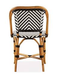 Parisian Bistro Woven Side Chair Parisian Bistro Aluminum Patio Outdoor Patio Decor