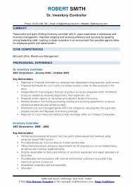 Kept careful track of inventory via database systems. Inventory Controller Resume Samples Qwikresume