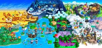 1000px nsmbu map jpg 1000 472 super mario sunshine super mario bros mario bros