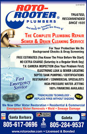 We provide complete plumbing and drain services for both residential and commercial clients. Roto Rooter Plumbing Drain Service Goleta Ca Santabarbarayp