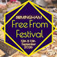 Free From Festival Birmingham 2026 - gluten and dairy-free food festival