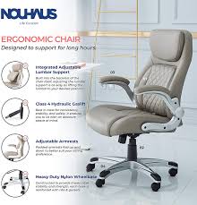 Check spelling or type a new query. Buy Nouhaus Posture Ergonomic Pu Leather Office Chair Click5 Lumbar Support With Flipadjust Armrests Modern Executive Chair And Computer Desk Chair Taupe Online In Germany B083smbk6w