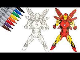 Avengers coloring pages superhero coloring avengers drawings avengers cartoon iron man drawing easy ironman sketch black panther drawing spiderman drawing deadpool art. Iron Man Coloring Pages Mark 85 Catstercat