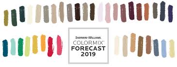 Colormix Forecast 2019 Color Trends Sherwin Williams As D