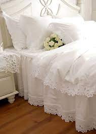 fantaisie mer dentelle blanche literie de bord fille lits complet reine roi princesse fairyfair literi shabby chic bedrooms shabby bedroom shabby chic bedding