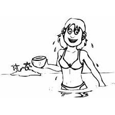 Print them all for free. Swimmer Girl Coloring Sheet