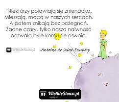 Oczy Sa Slepe Szukac Nalezy Sercem Antoine De Saint Exupery Maly Ksiaze Quotations Polish Quotes Words