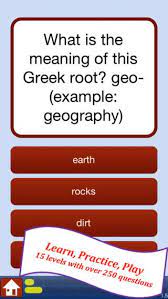 vocabulary practice greek and latin root words game esl library flashcards