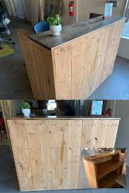 This contemporary reception desk was designed for mdd office furniture by charles kalpakian (a lebanese designer and street artist). Small Wood Reception Desk Greencleandesigns Com Mini Sales Counter Wood Reception Desk Reception Desk Reception Desk Diy