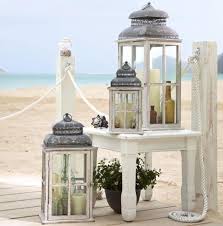 Lanterns With Maritime Flair Summer Decoration Ideas For Your Home Patio Lanterns Outdoor Lanterns Summer Decor