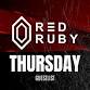 THURSDAY IN RED RUBY! event image