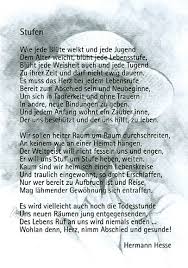 Hesse, hermann hermann hesse, geboren am 2.7.1877 in calw/württemberg als sohn eines baltendeutschen missionars und der tochter eines württembergischen indologen, starb am 9.8.1962 in montagnola bei schreiben sie den ersten kommentar zu 'jedem anfang wohnt ein zauber inne'. Hesse Hermann Stufen Aus Die Gedichte Fink Verlag Onlineshop