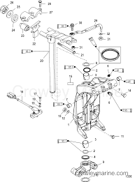 Swivel Bracket And Steering Arm 2005 Mercury Outboard 225dfi L Proxs 1225p73dd Crowley Marine