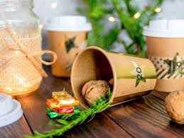 Papierdrachen Diy Adventskalender Kaffee Becher Zum Selber Basteln Und Befullen Mit Goldenem Washi T Adventkalender Coffee To Go Cup Adventskalender Kaffee