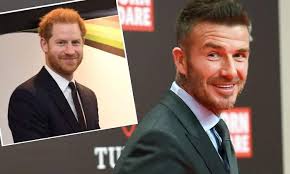 David Beckham apoya al príncpe Harry: "Estoy orgulloso de verlo crecer como  individuo"