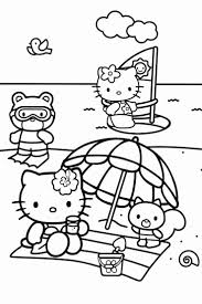Beach Coloring Pages For Kids Fresh Beach Coloring Pages Beach Scenes Activities Hello Kitty Drawing Hello Kitty Coloring Kitty Coloring
