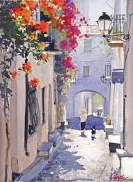 Paintingmedia Art Painting Media In 2020 Watercolor Paintings Easy Art Painting Watercolor Architecture