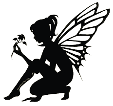 Flying fairy silhouette vector character graphic logo design. Fairy Silhouette Fairy Silhouette Silhouette Stencil Fairy Lanterns