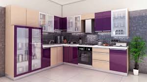 Purple Theme Modular Kitchen Modularkitchen Homedecor Kitchen Homedecortips Homekitche Purple Kitchen Cabinets Modern Kitchen Design Kitchen Design Decor
