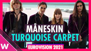 Italy's act maneskin triumphed at the eurovision song contest 2021 (picture: Maneskin Italy Eurovision 2021 Turquoise Carpet Opening Ceremony Interview Youtube