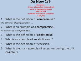 Do Now 1 6 Reminders Answer All Questions Independently Write In Complete Sentences Have The Date Collected On Friday No Exceptions 2 Pts Day Ppt Download