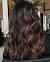 Caramel Highlights On Dark Brown Hair Straight