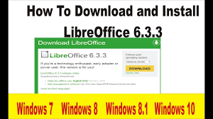 Microsoft office is one of the most widely used tools for word processing, bookkeeping and more tasks. Libre Office 6 3 3 How To Download And Install Free Software Ccc Youtube