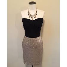 Whbm Sequin Champagne Gold Pencil Skirt Sz 4 Nwt Gold Pencil Skirt Fashion Gold Sequins